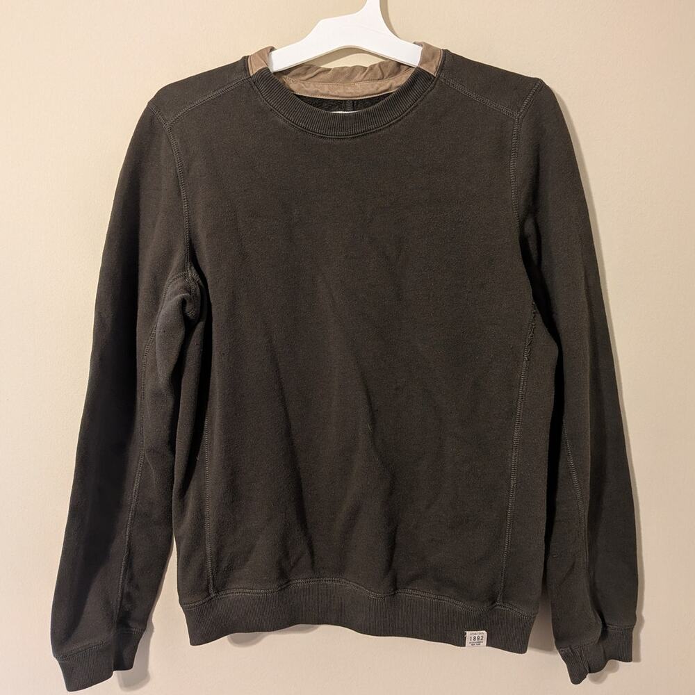 Abercrombie & Fitch Green/Tan Long Sleeve Shirt